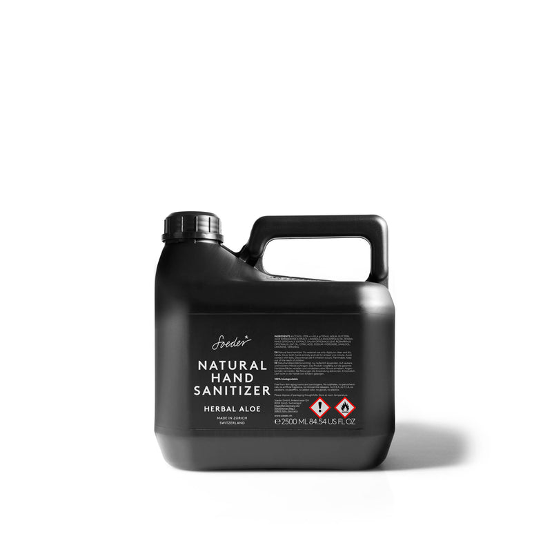 Soeder Natural Hand Sanitizer 2500 ml - Herbal Aloe